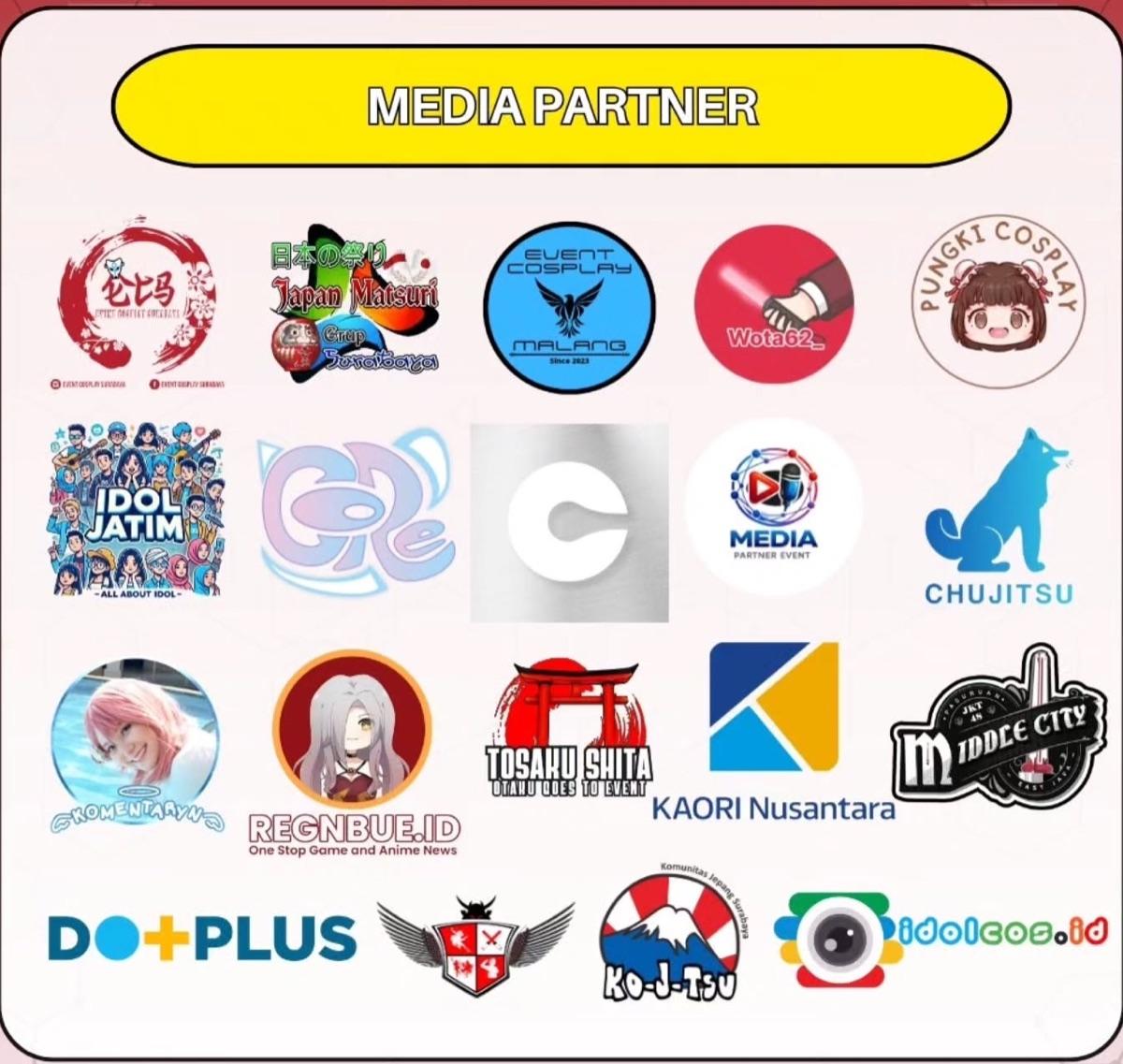 Daftar media partner C4 Surabaya 2026