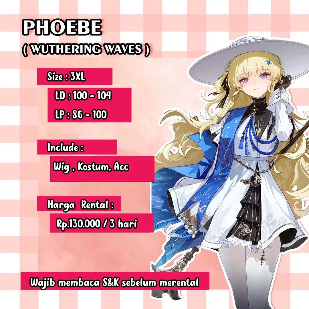 Phoebe Wuthering Waves - Kostum & Wig