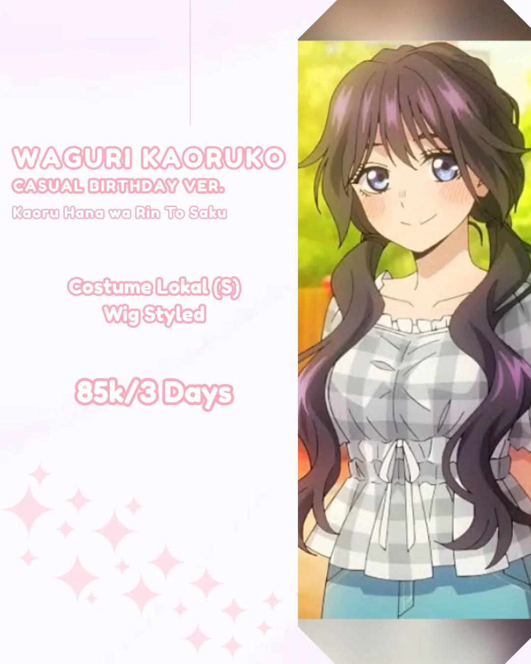 Waguri Kaoruko - Casual Bday Kostum & Wig