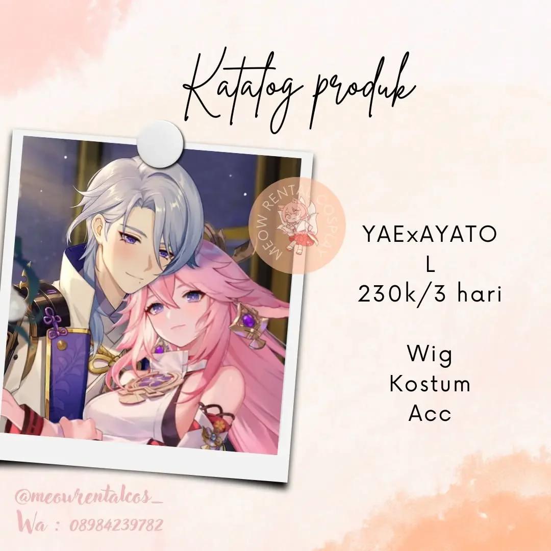 Yae Ayato - Wig Kostum Acc