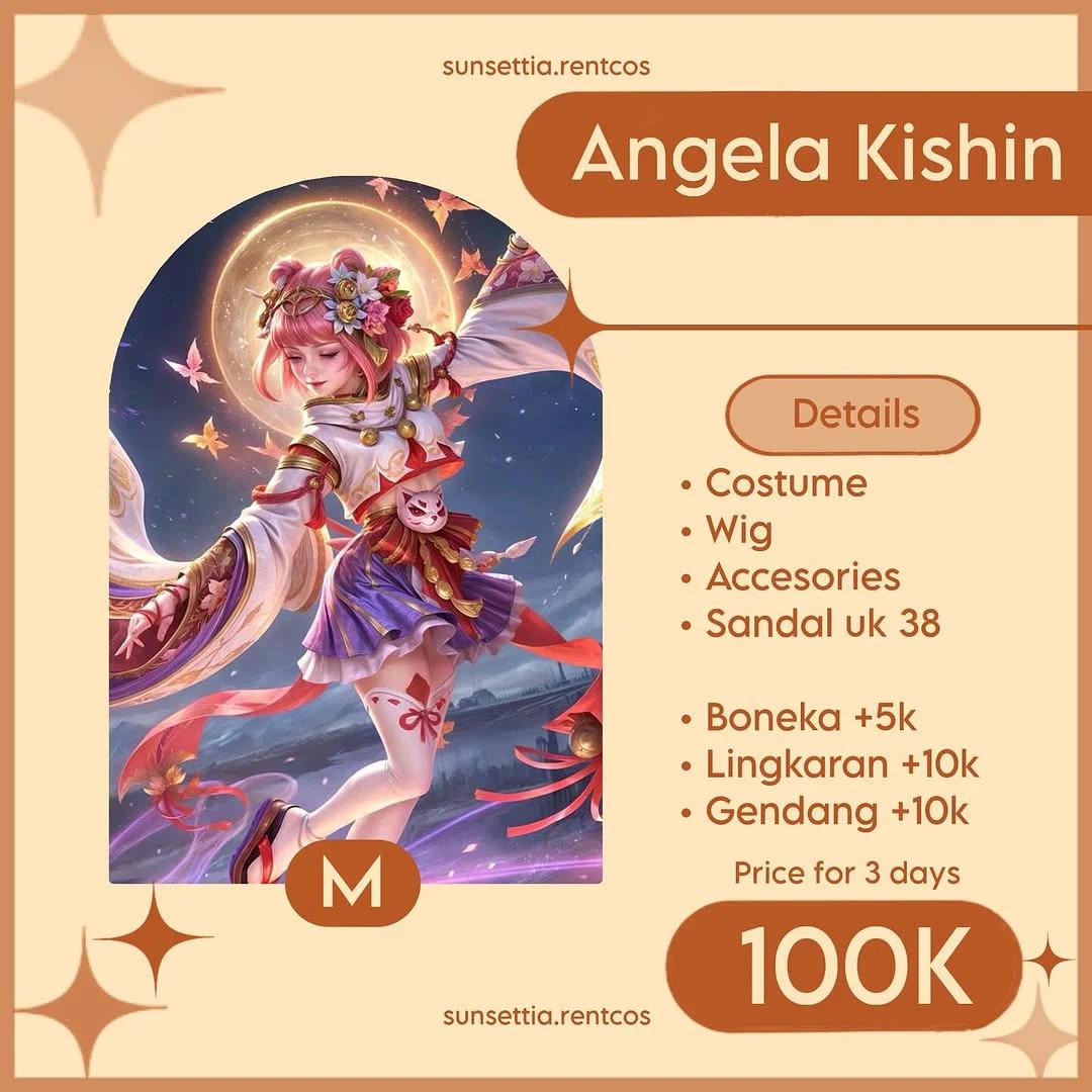 Angela Kishin Mobile Legend - Fullset Costume