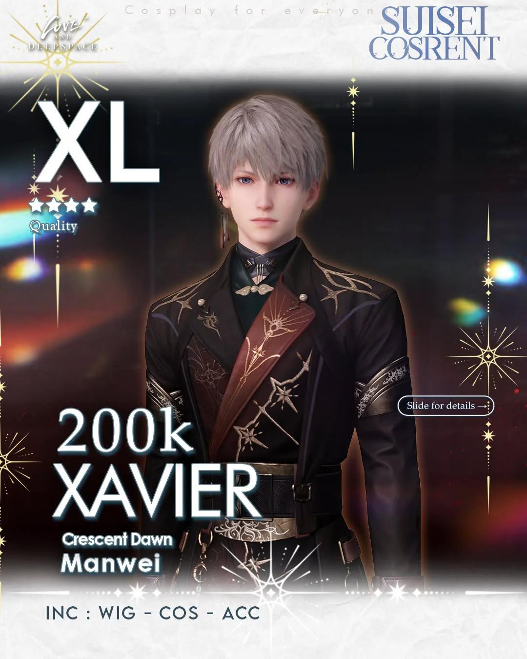 Xavier Crescent Dawn Manwei - Kostum, Wig, Aksesoris