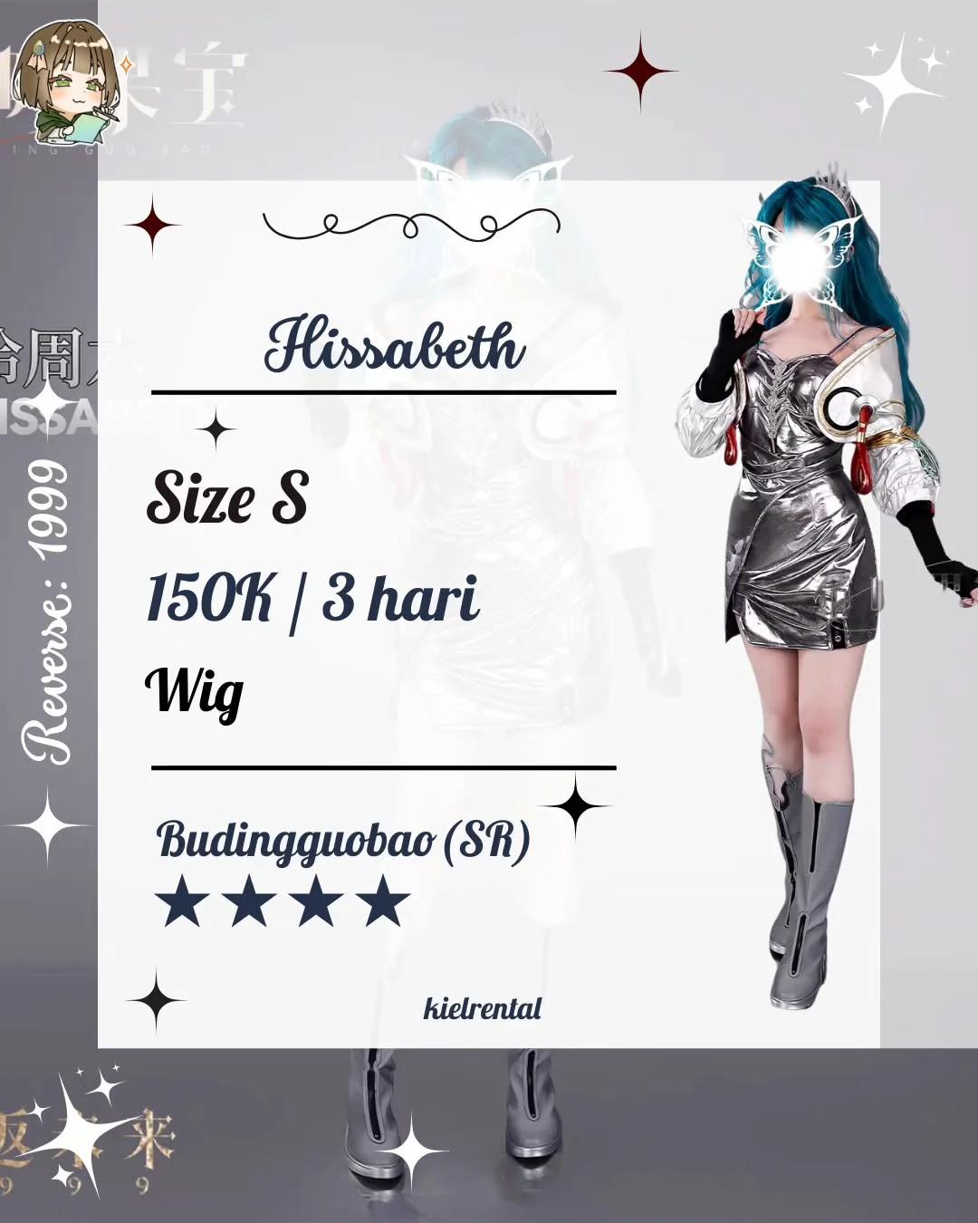 Hissabeth Reverse: 1999 - Kostum & Wig