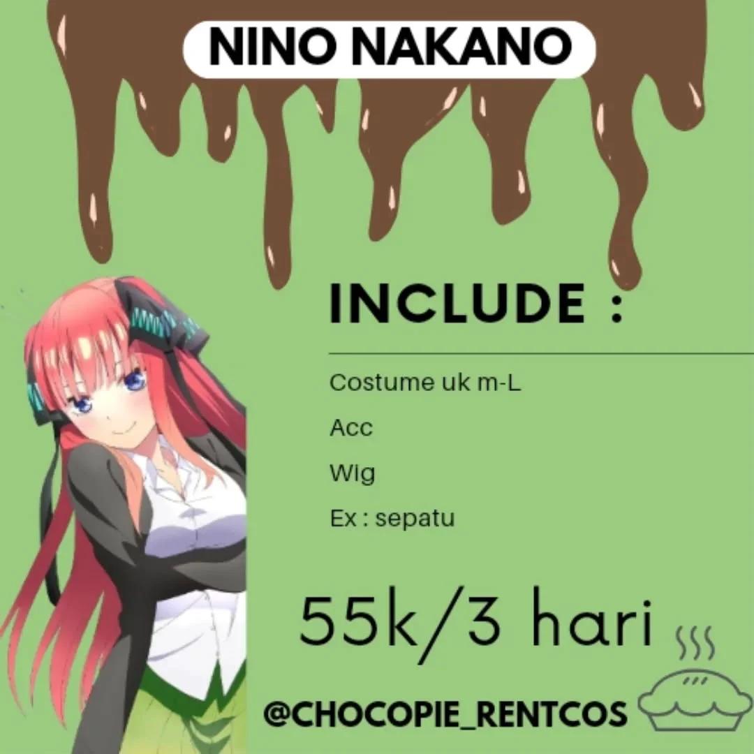 Nino Nakano Gotoubun no Hanayome - Costume, Wig, Accessories Rental
