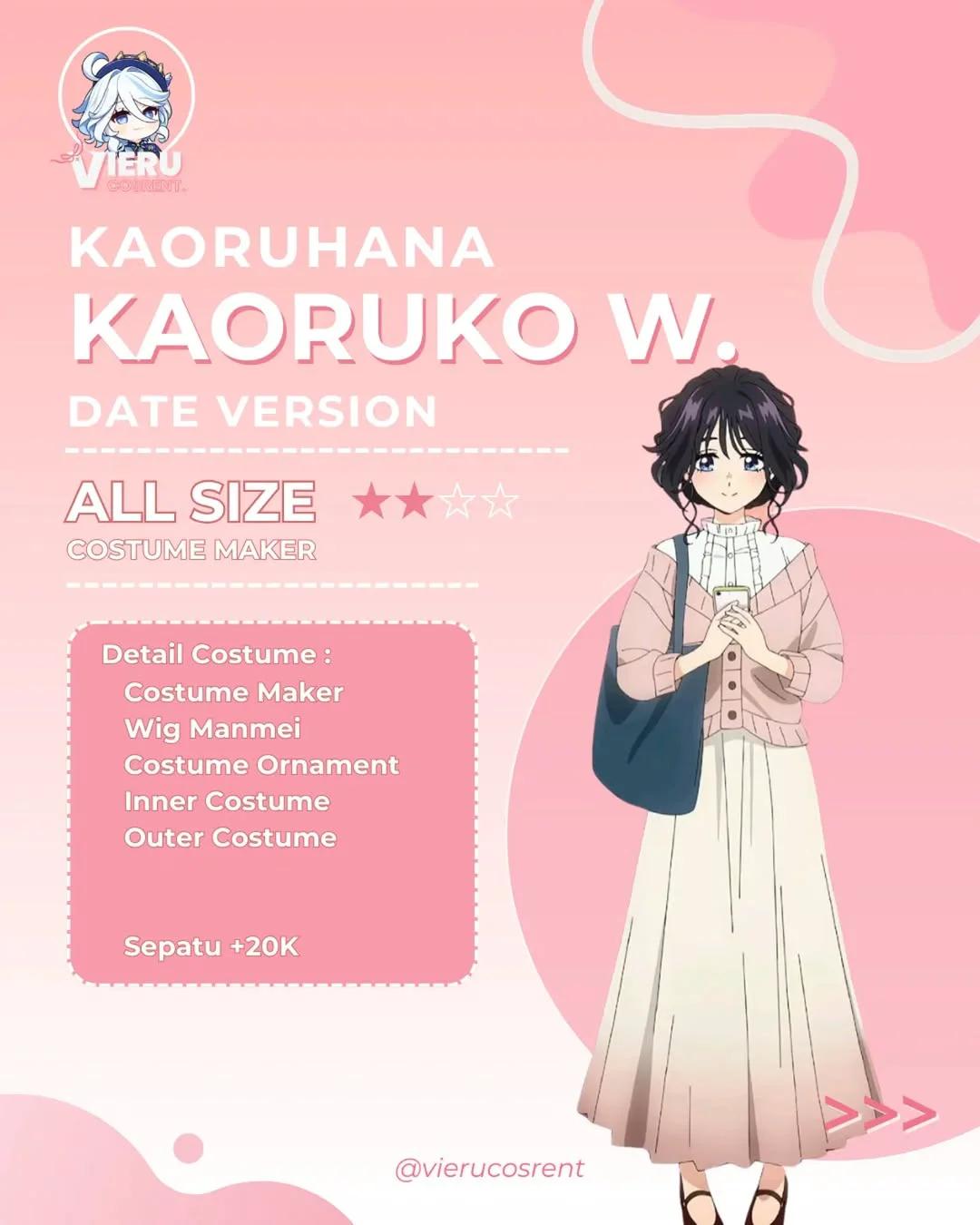 Kaoruko Waguri - Kostum & Wig