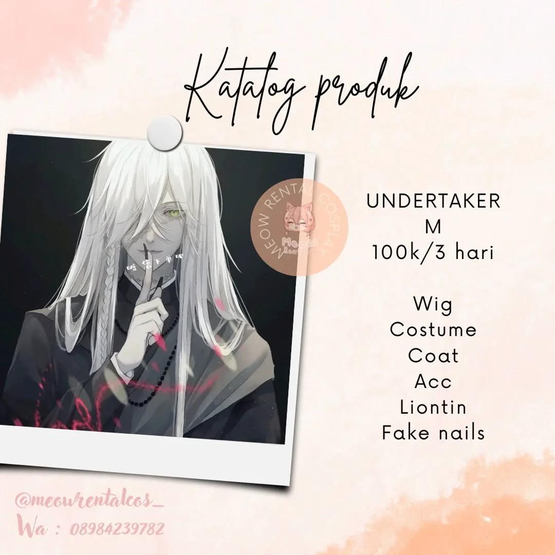 Undertaker Black Butler Cosplay Set