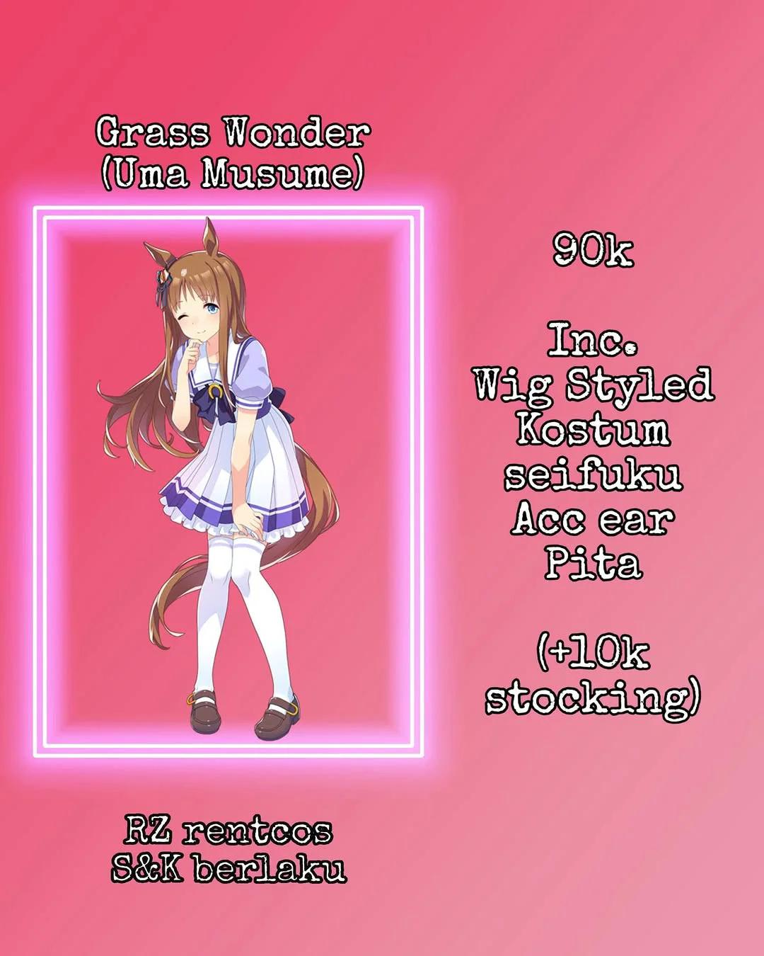 Grass Wonder Uma Musume - Kostum Seifuku
