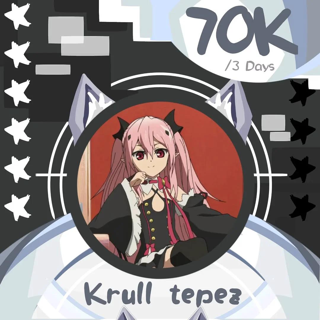 Krull Tepes Seraph of the End - Kostum & Wig