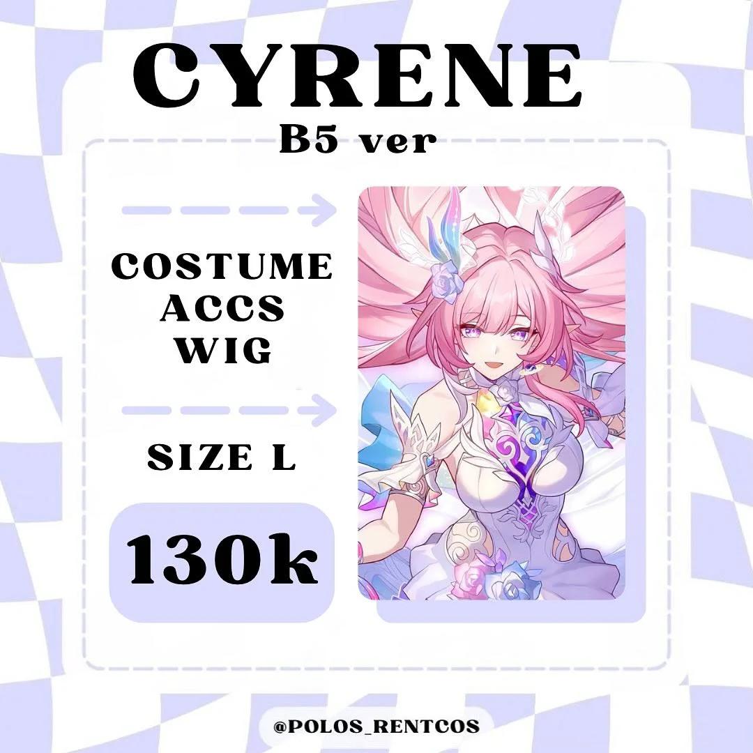 Cyrene Honkai Star Rail - Kostum & Wig