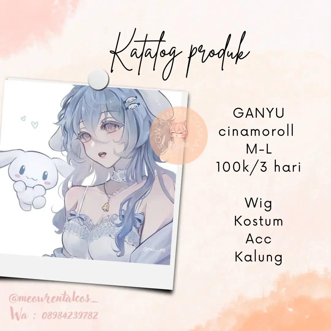 Ganyu Cinnamoroll Costume Rental