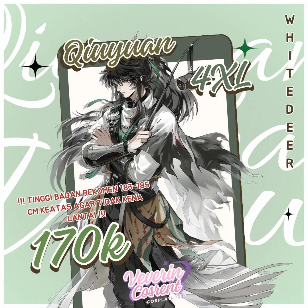 Qiuyuan Wuthering Waves - Kostum & Wig