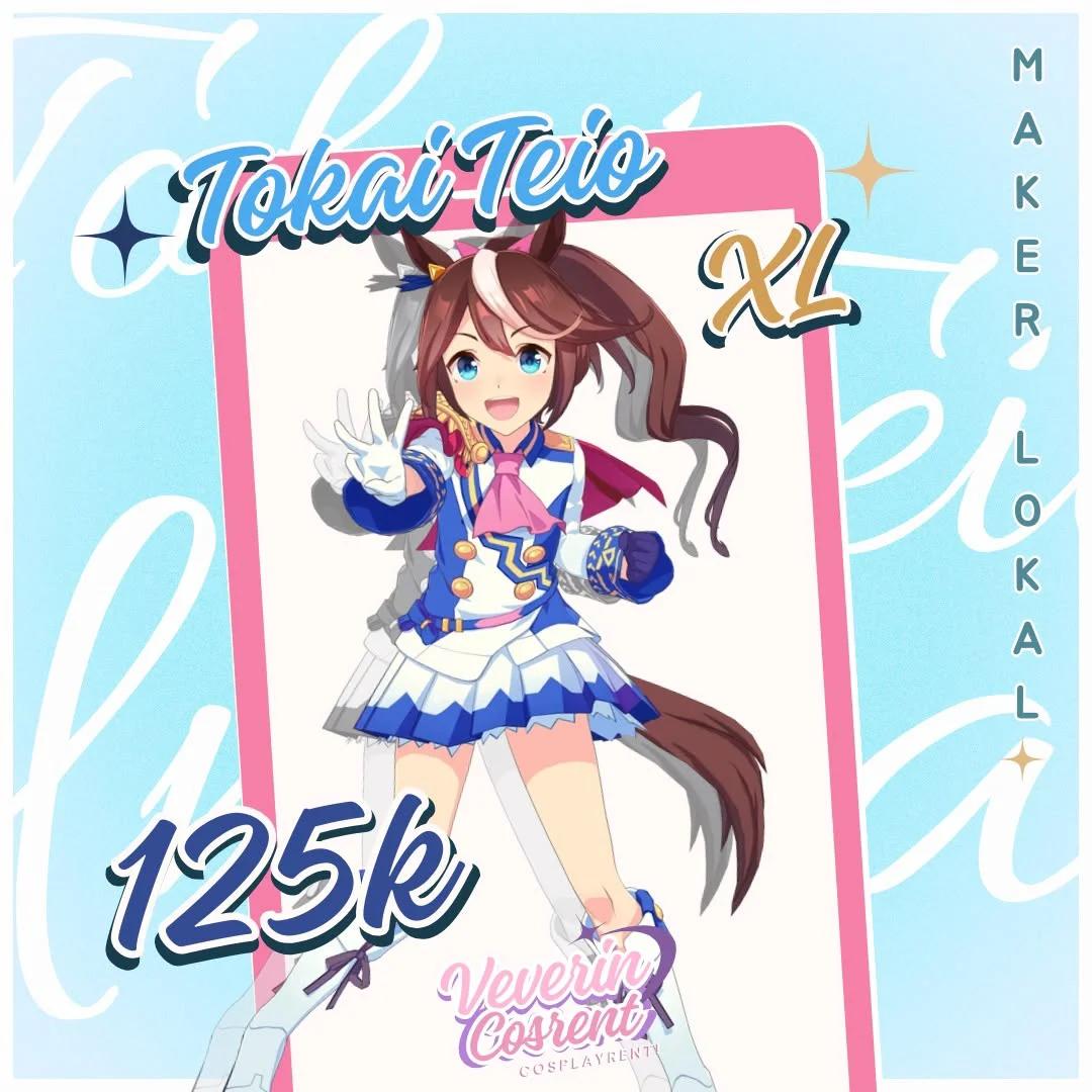 Tokai Teio Umamusume - Kostum & Wig