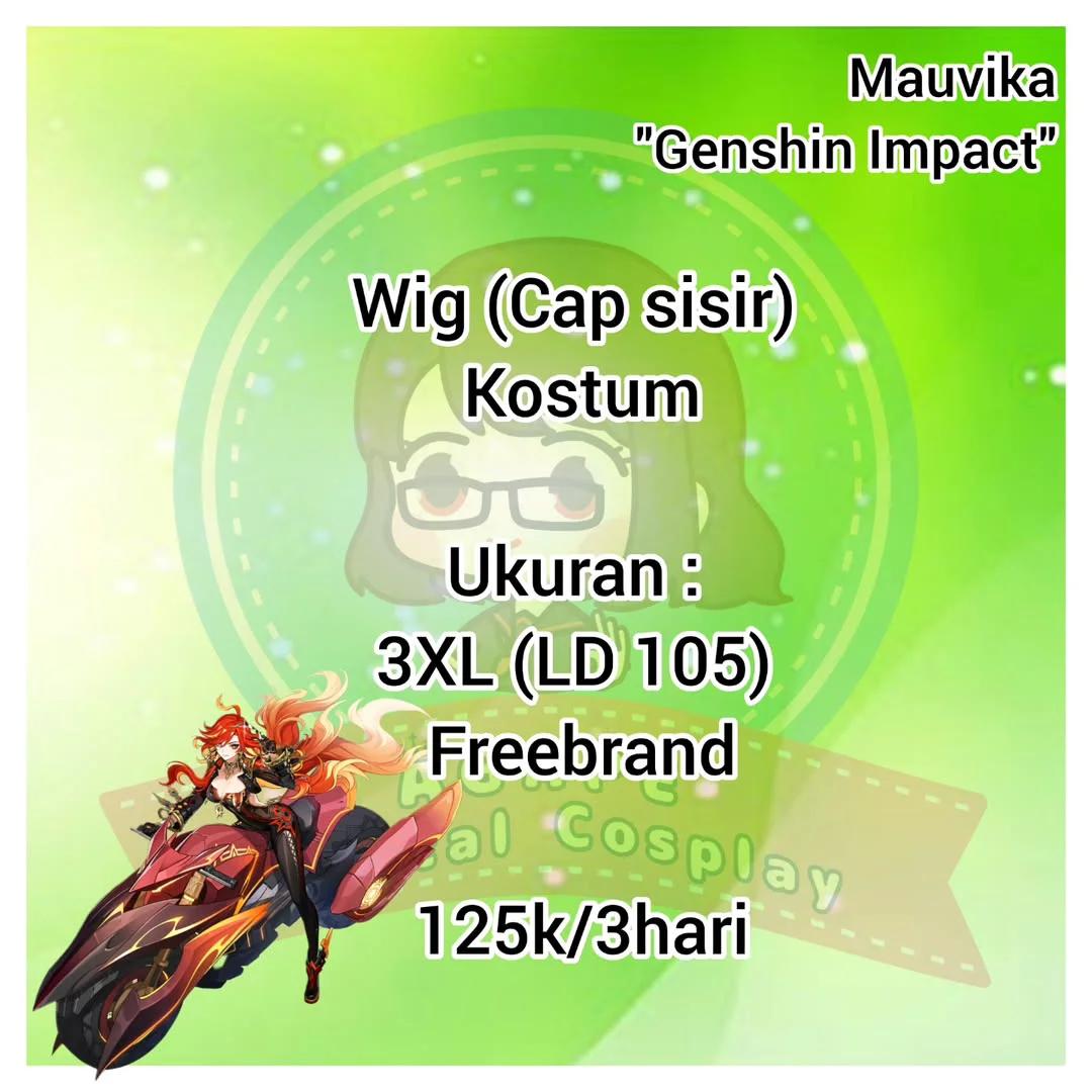 Mauvika Genshin Impact - Kostum & Wig