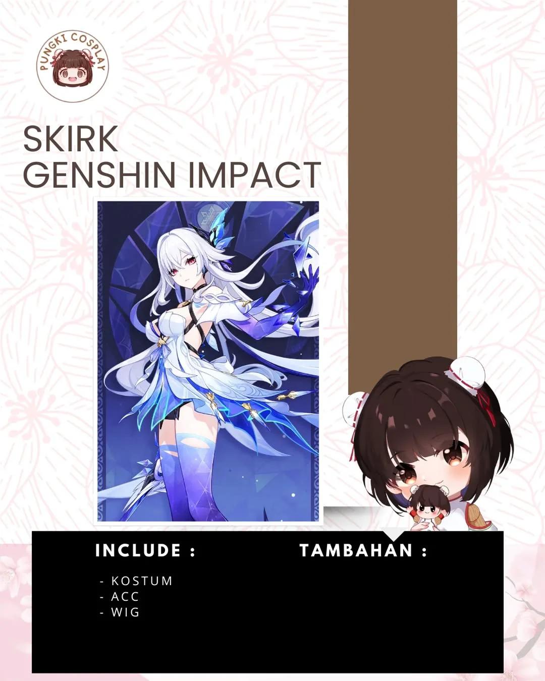 Skirk Genshin Impact Kostum