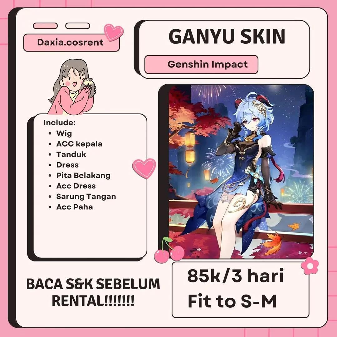 Ganyu Genshin Impact - Kostum