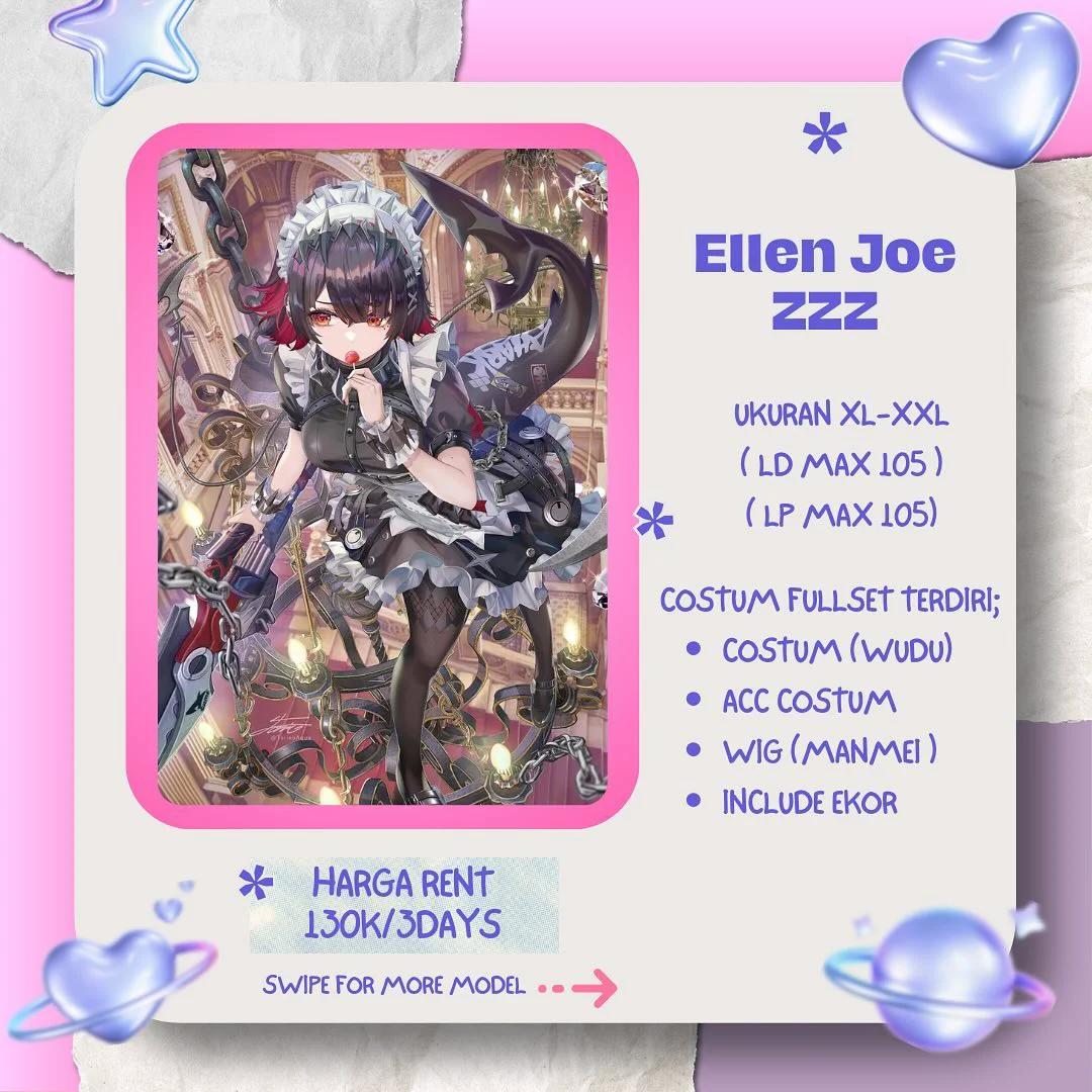 Ellen Joe ZZZ Fullset Cosplay Costume Rental