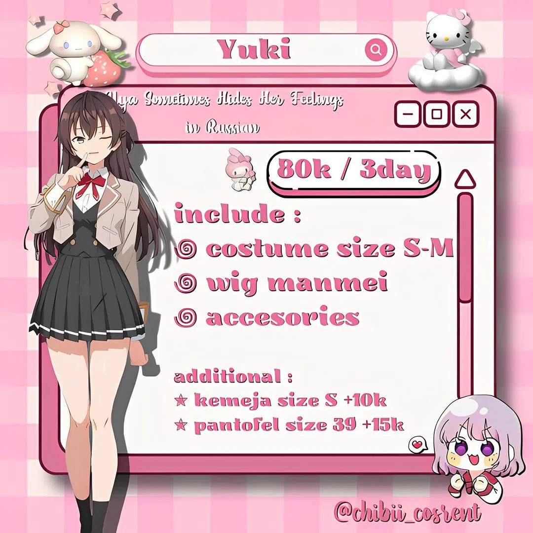 Yuki Suou - Kemeja (Seragam Sekolah)