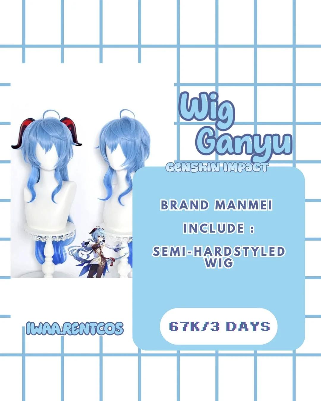 Ganyu Genshin Impact - Wig