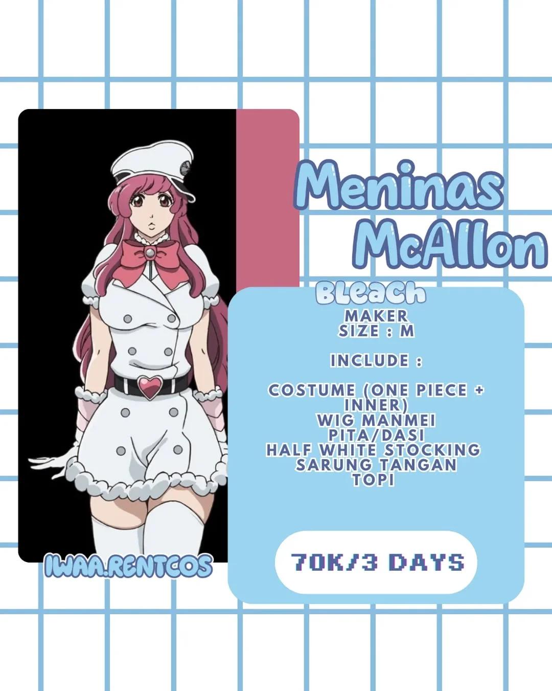 Meninas McAllon Bleach - Kostum