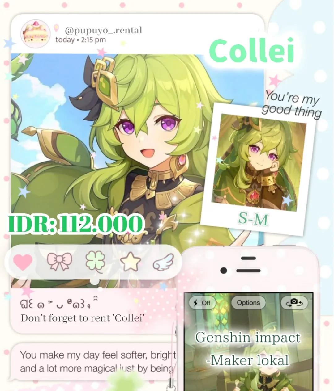 Collei Genshin Impact - Kostum Rental
