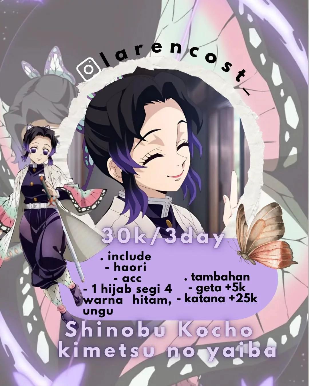 Kocho Shinobu Kimetsu no Yaiba - Costume Rental