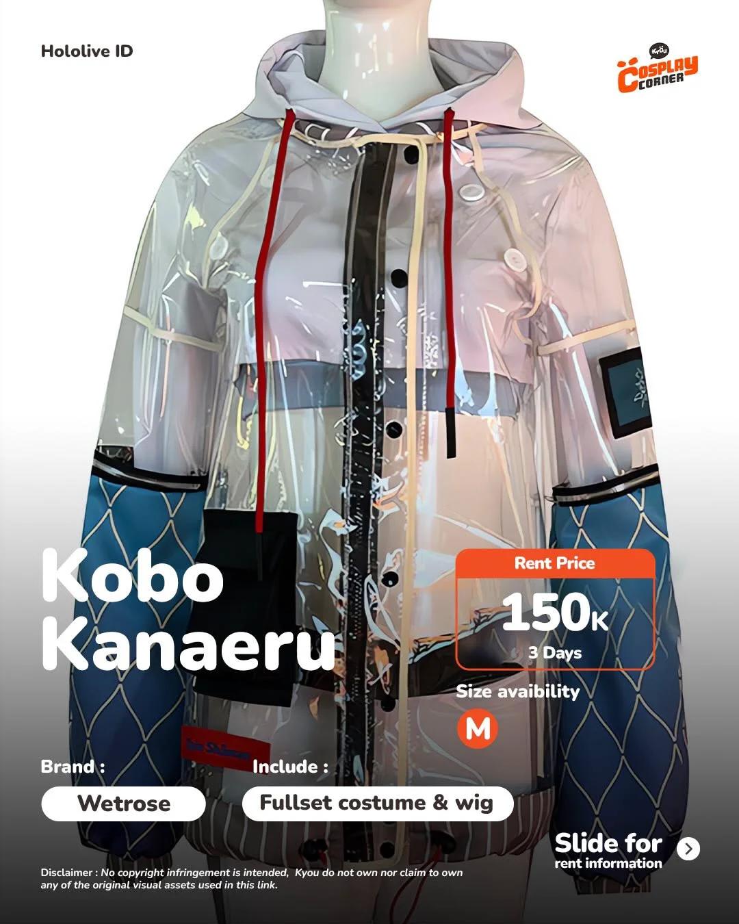 Kobo Kanaeru Hololive ID - Costume & Wig