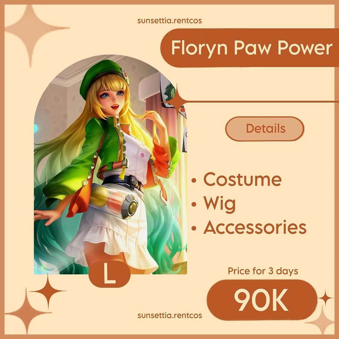 Floryn Mobile Legends - Fullset Costume