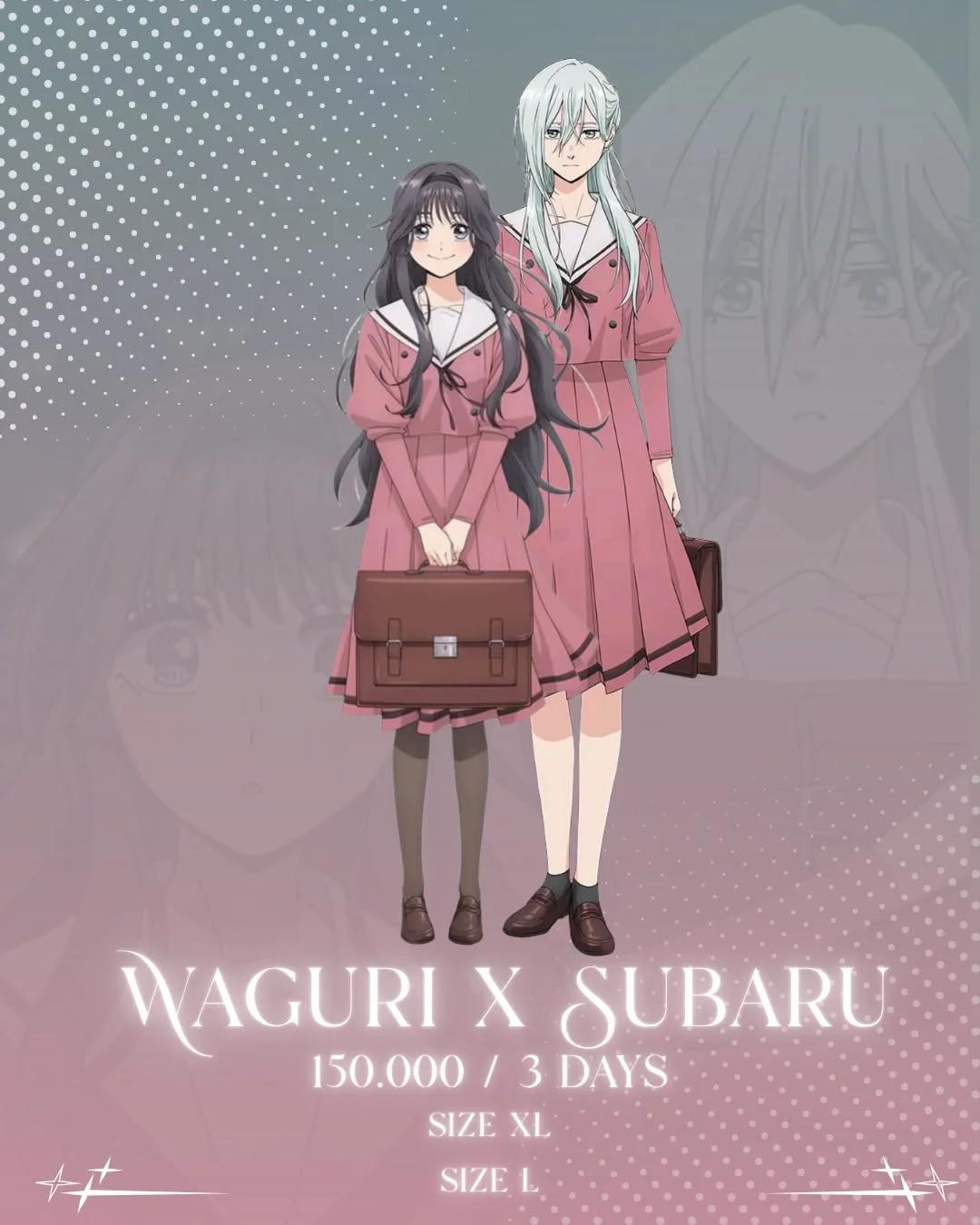 Waguri x Subaru - The Fragrant Flower Blooms With Dignity Cosplay Costume