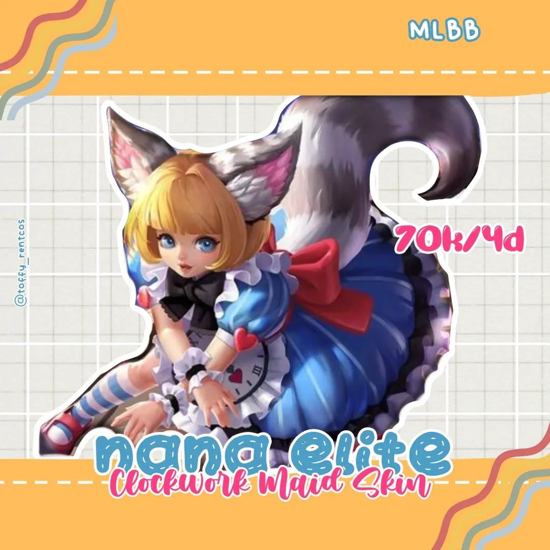 Nana Clockwork Maid Elite Skin MLBB Cosplay Rental