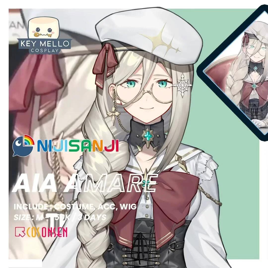 Aia Amare Nijisanji - Kostum & Wig