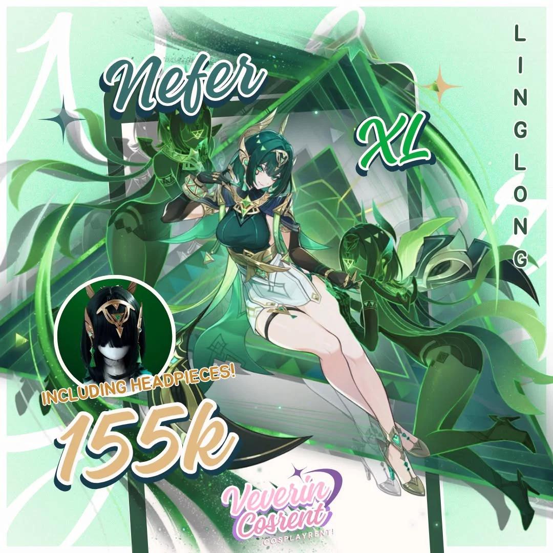 Nefer Genshin Impact - Kostum & Wig