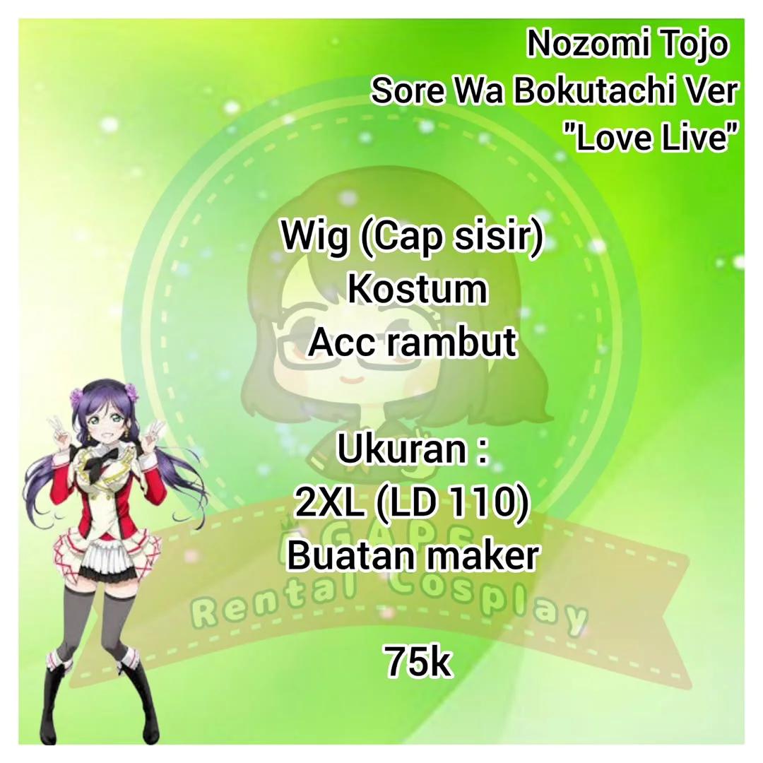 Nozomi Tojo - Sore Wa Bokutachi Ver Love Live - Kostum & Wig