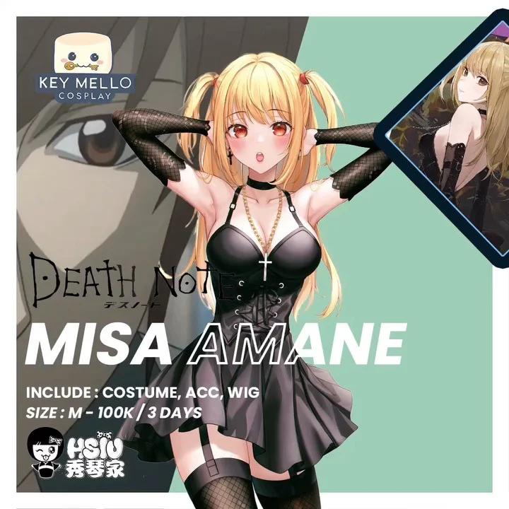 Misa Amane Death Note - Kostum & Wig