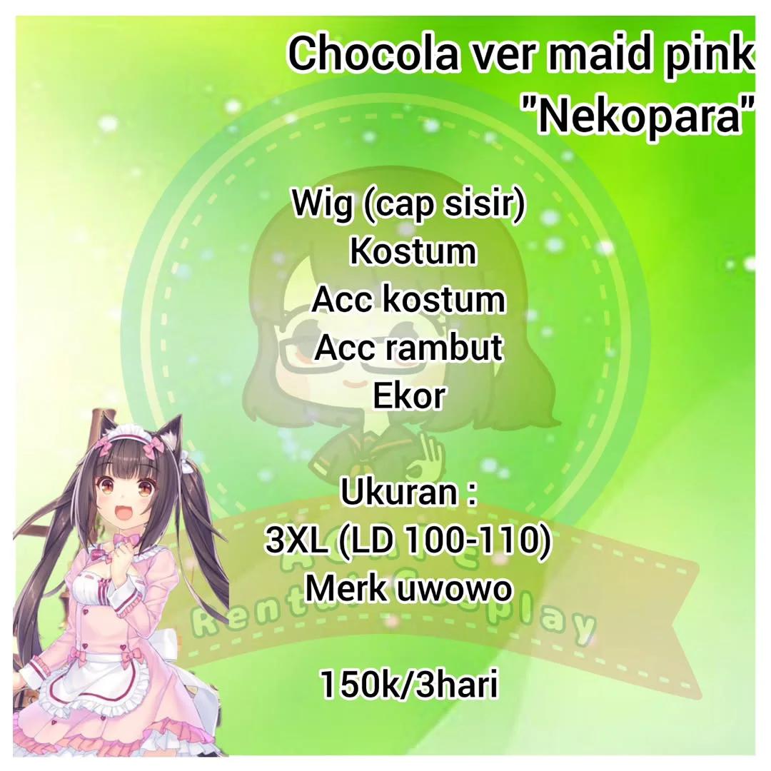 Chocola Nekopara - Kostum Wig Aksesoris