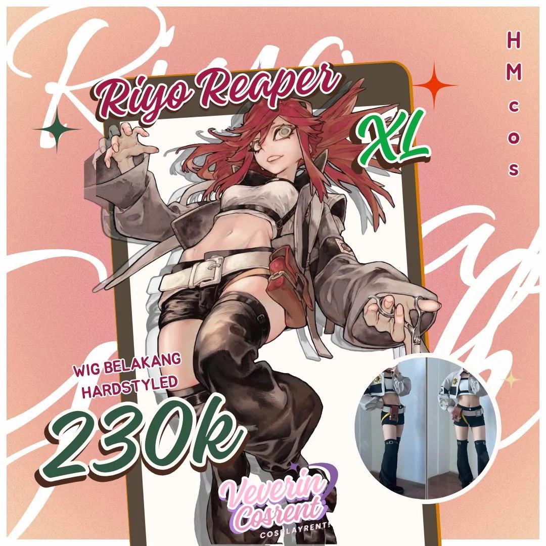 Riyo Reaper Gachiakuta - HQ Costume & Hardstyled Wig