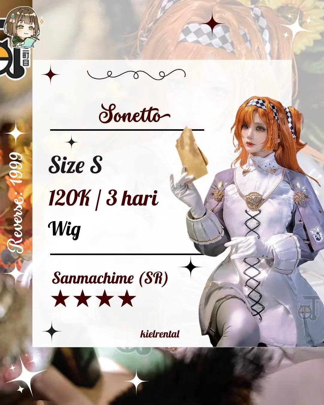 Sonetto Reverse: 1999 - Kostum & Wig Rental