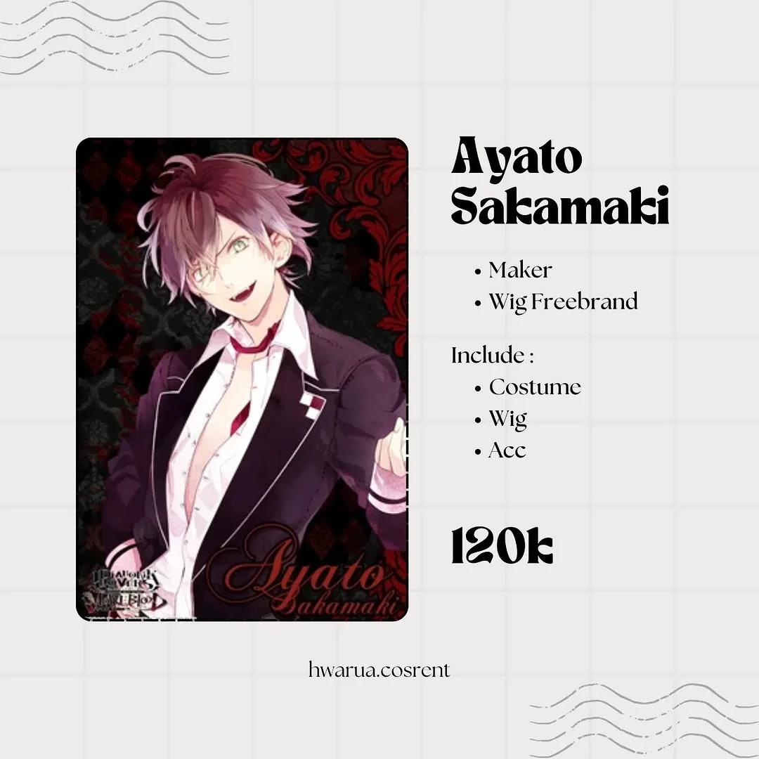 Ayato Sakamaki - Kostum, Wig, Aksesoris