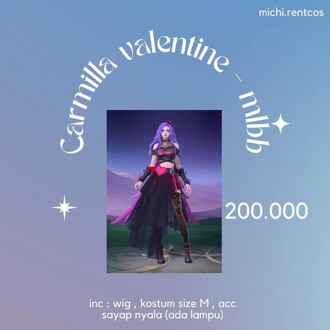 Carmilla Valentine - Kostum, Wig, Aksesoris