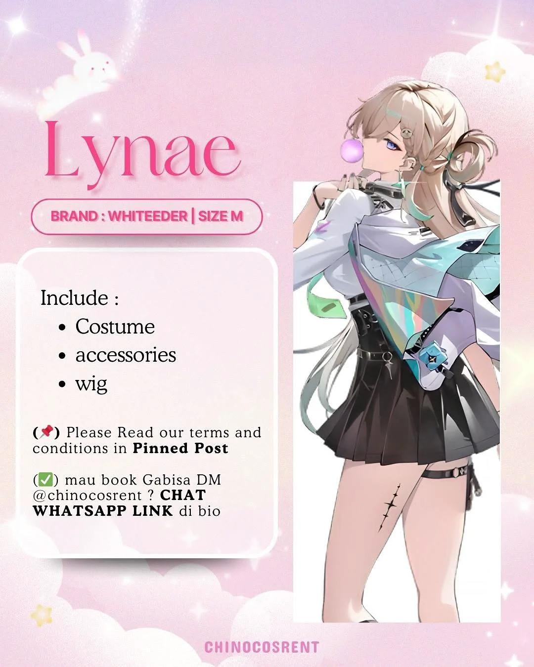 Lynae Wuthering Waves - Kostum, Wig & Aksesoris