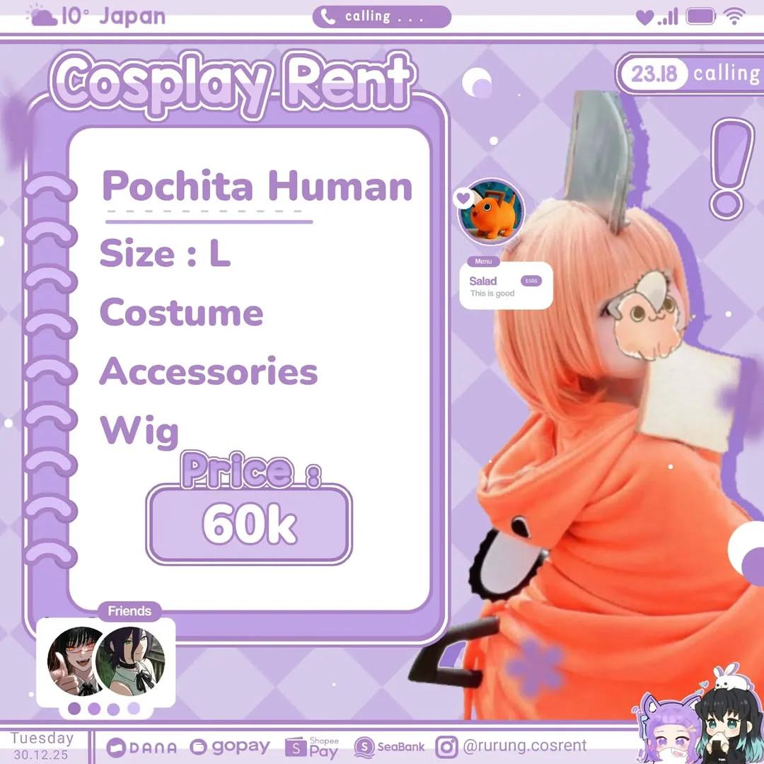 Pochita Chainsaw Man - Costume, Wig & Accessories