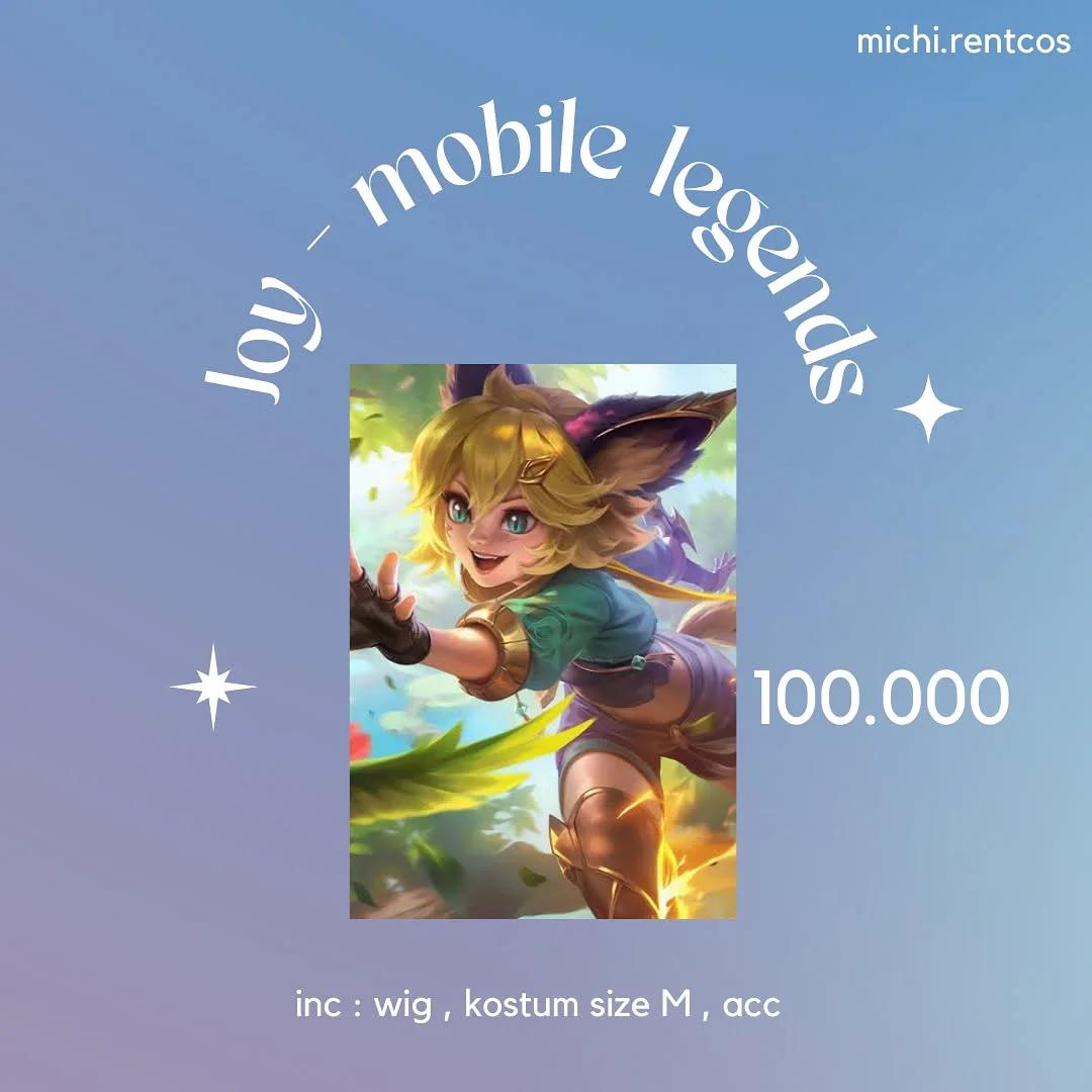 Joy Mobile Legends - Kostum, Wig, Aksesoris