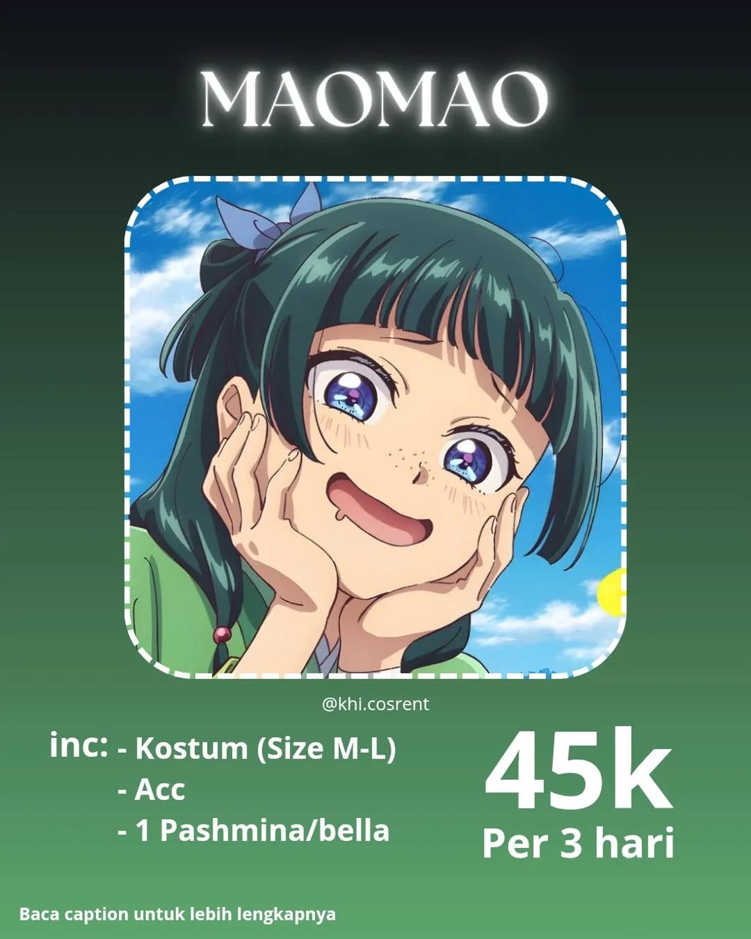 Maomao Kusuriya no Hitorigoto - Kostum