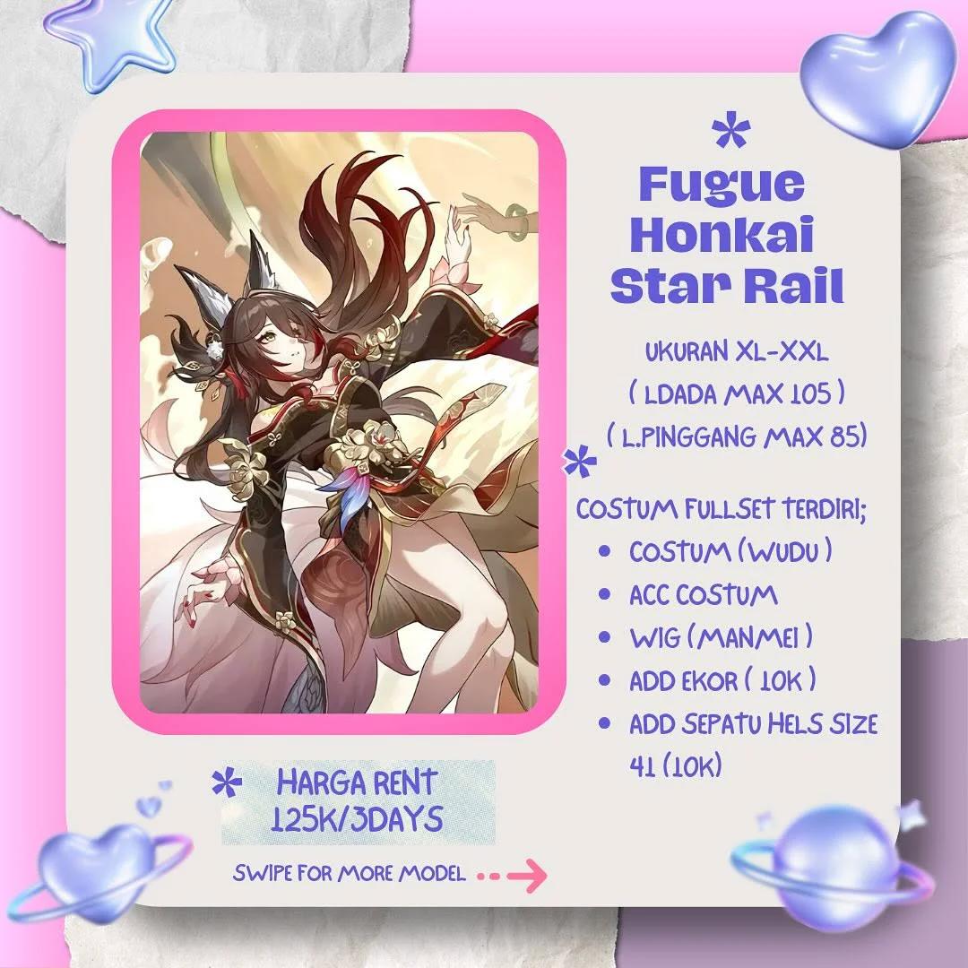 Fugue Honkai Star Rail Cosplay Fullset Rent