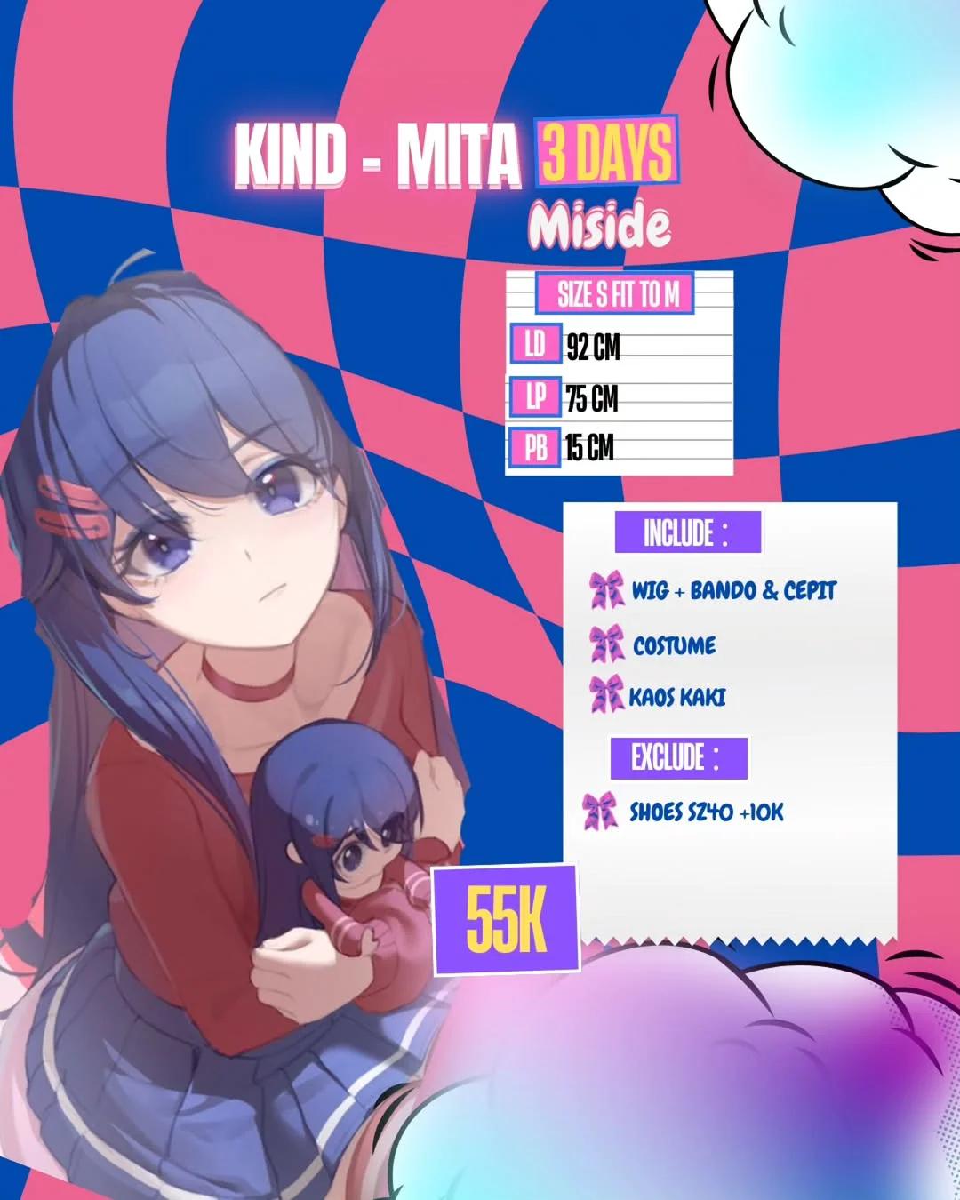 Mita - Kostum & Wig
