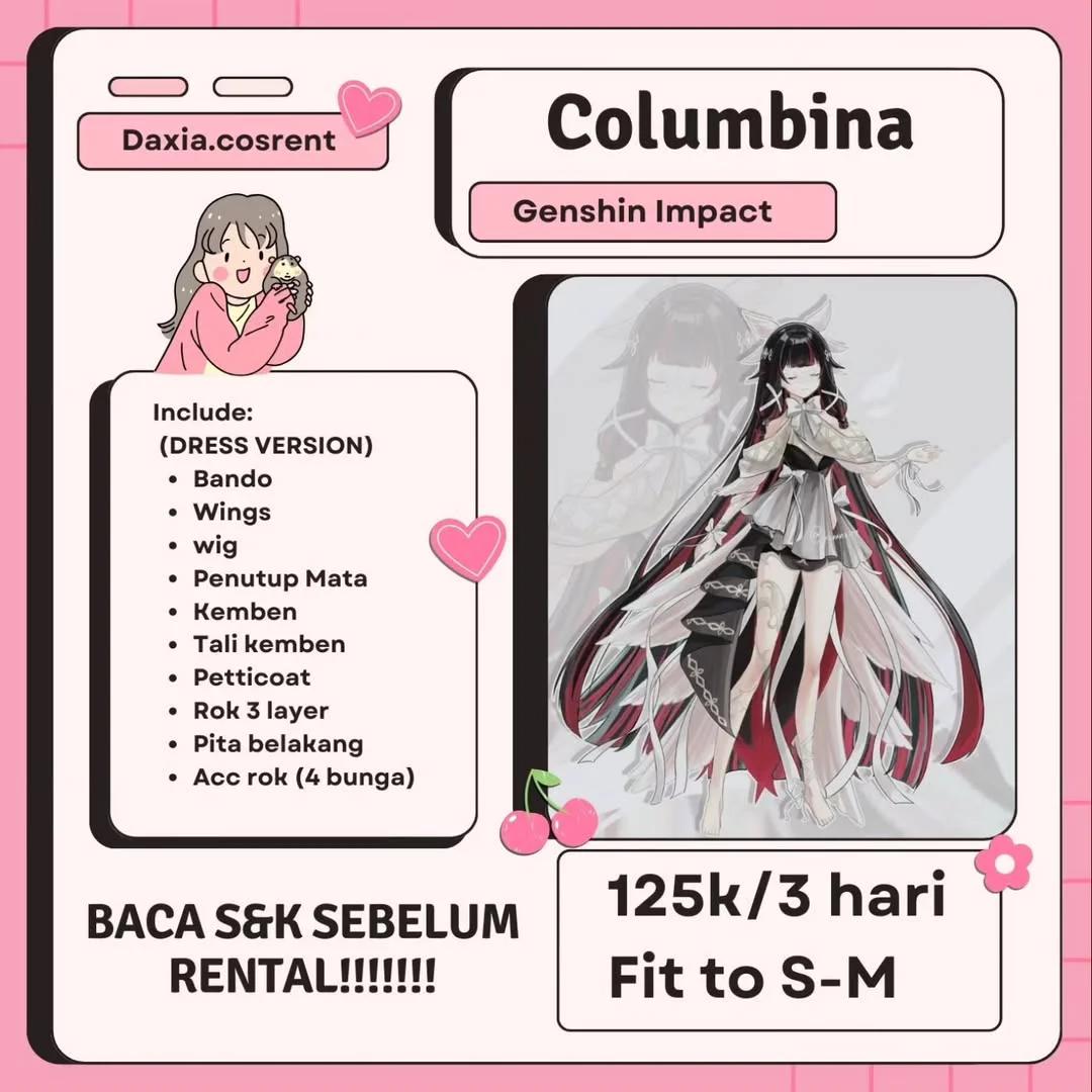Columbina Genshin Impact - Dress Version