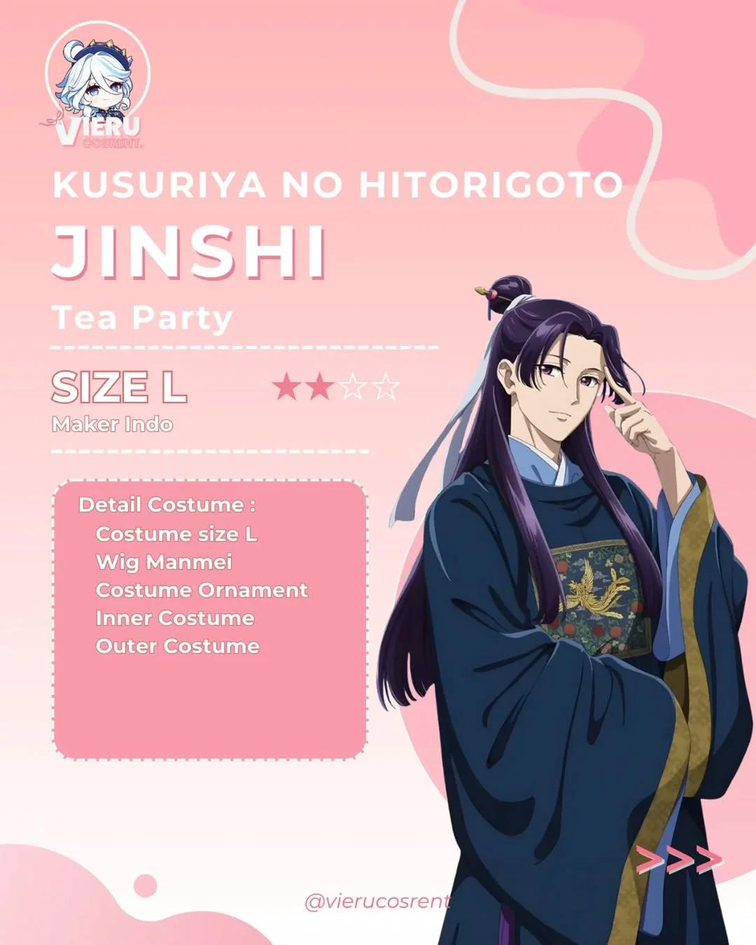 Jinshi Kusuriya no Hitorigoto - Kostum & Wig
