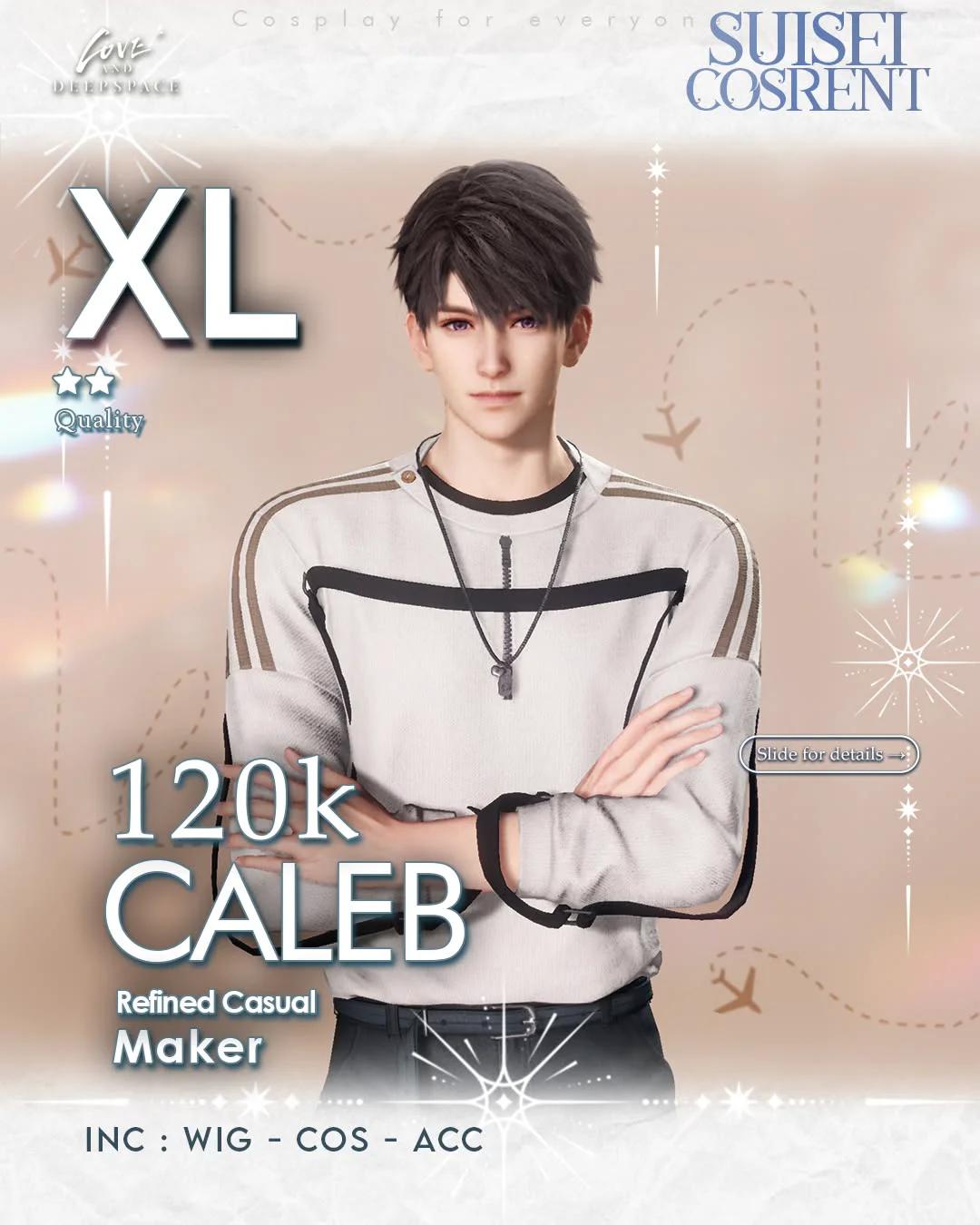 Caleb - Kostum, Wig & Aksesoris