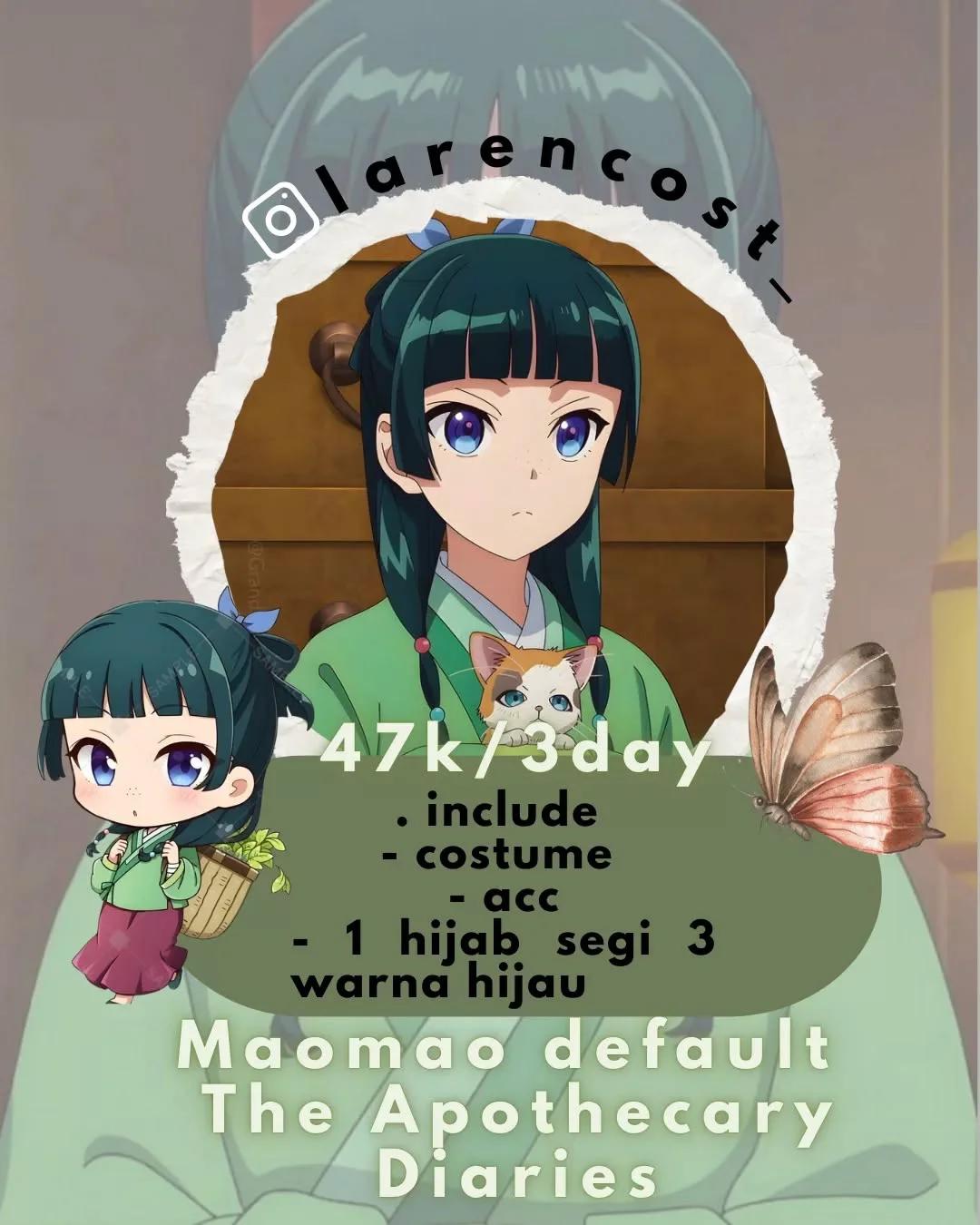 Maomao The Apothecary Diaries Costume Rental