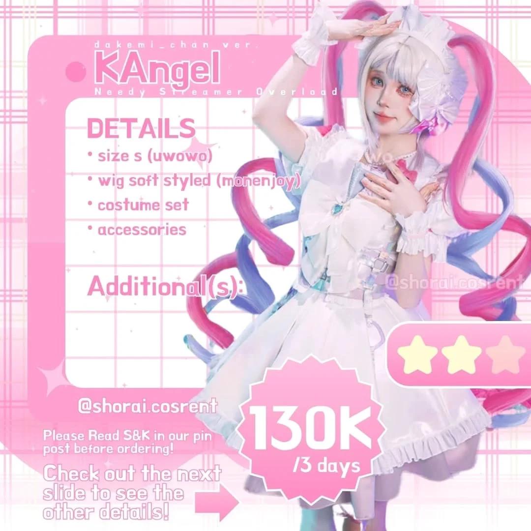 KAngel NEEDY STREAMER OVERLOAD - Kostum & Wig