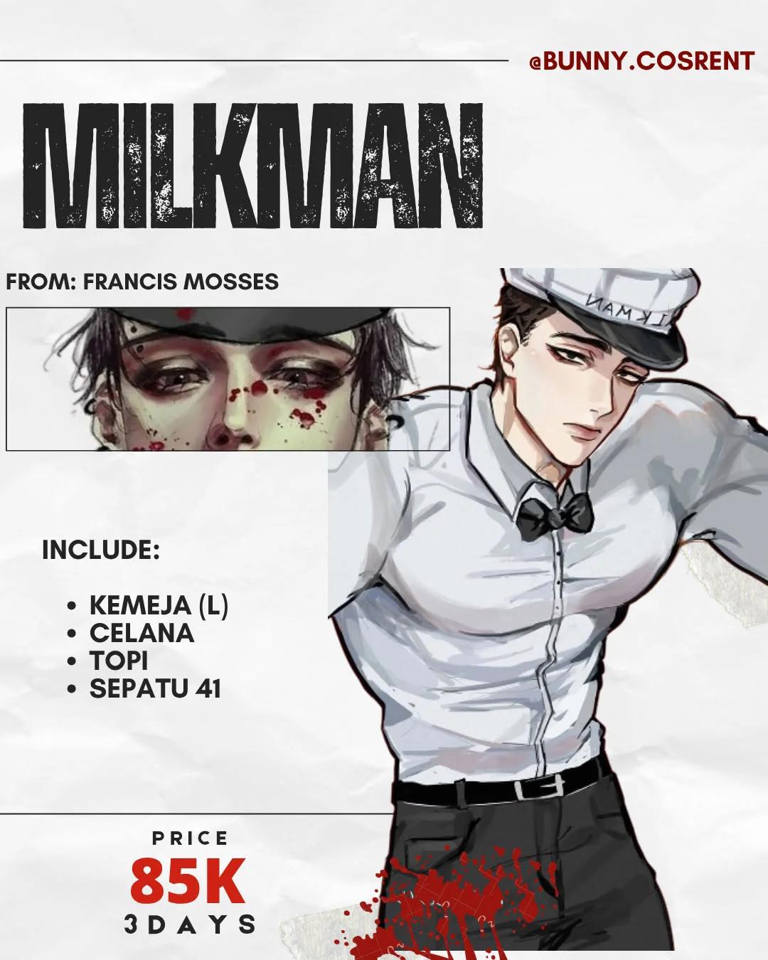 Milkman Francis Mosses - Kostum